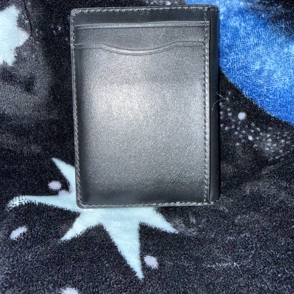 Coach Midnight Black Card Holder - Picture 2 of 3